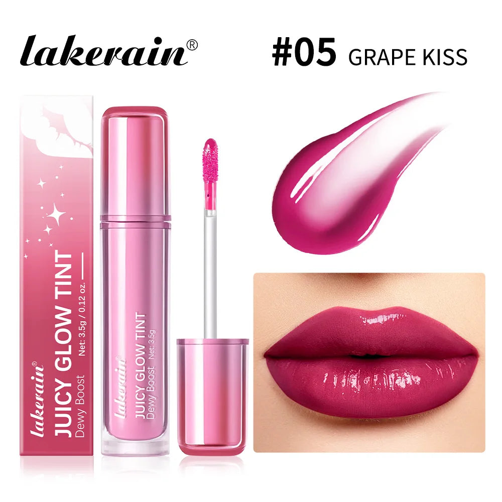 Juicy Glow Tint Deep Moisturizing Brightening Long-Lasting Mirror Shine Smooth Radiant Lip Tint Juicy Glow Lipstick