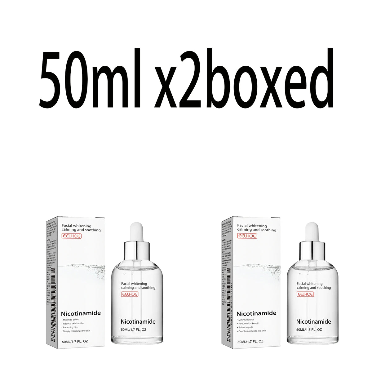 Niacinamide Facial Serum: Fades Acne Marks, Hydrates and Moisturizes, Minimizes Pores, Brightens Skin, Skin-Beautifying Essence.