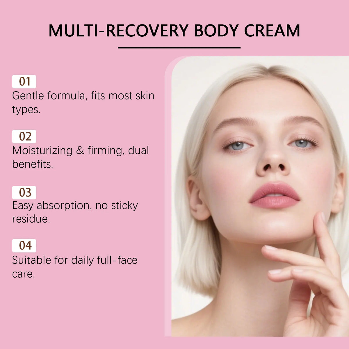 Body Moisturizing Cream - A Gentle Body Skin Care Cream That Hydrates, Feels Refreshing & Non-Greasy, and Leaves Skin Soft & Ten