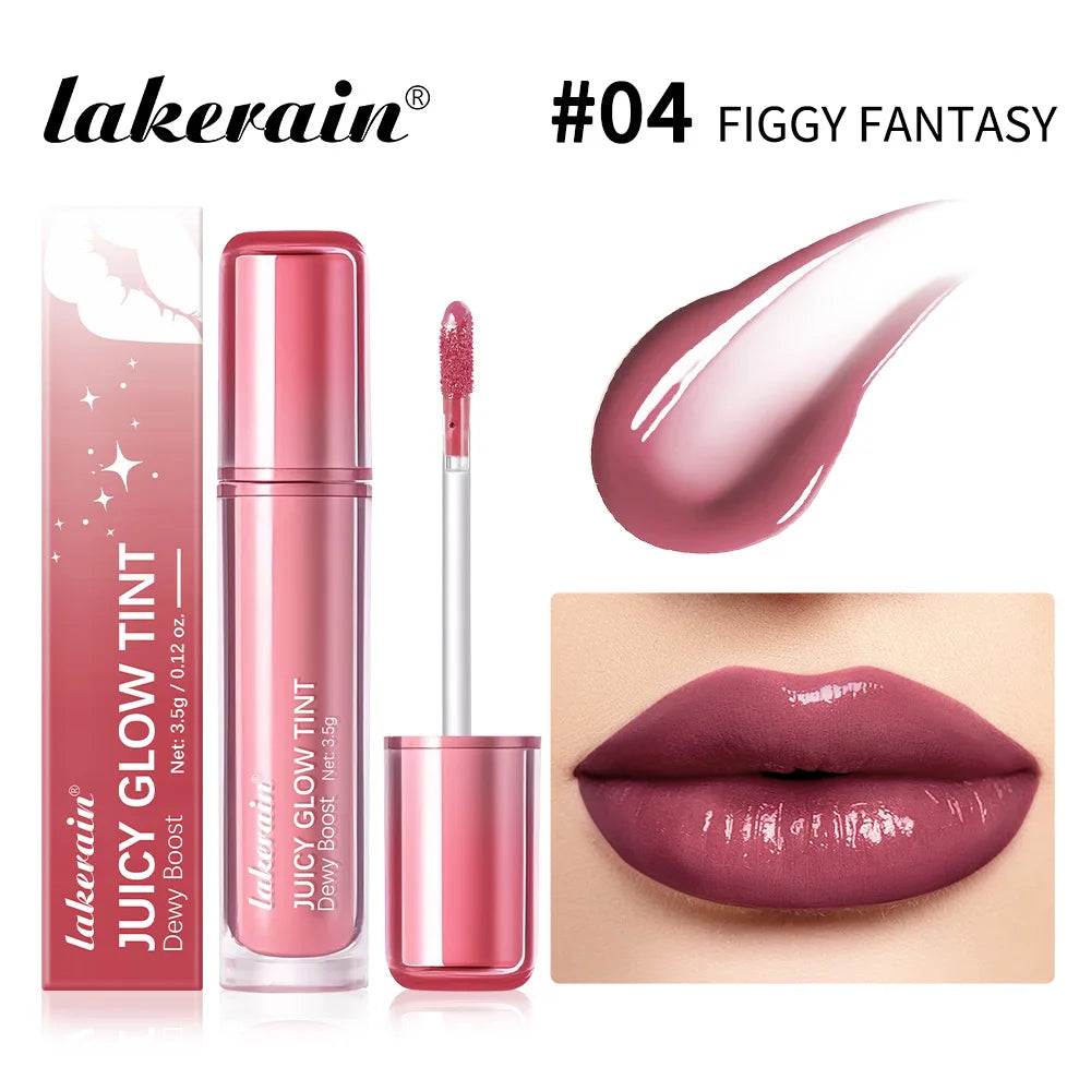 Juicy Glow Tint Deep Moisturizing Brightening Long-Lasting Mirror Shine Smooth Radiant Lip Tint Juicy Glow Lipstick