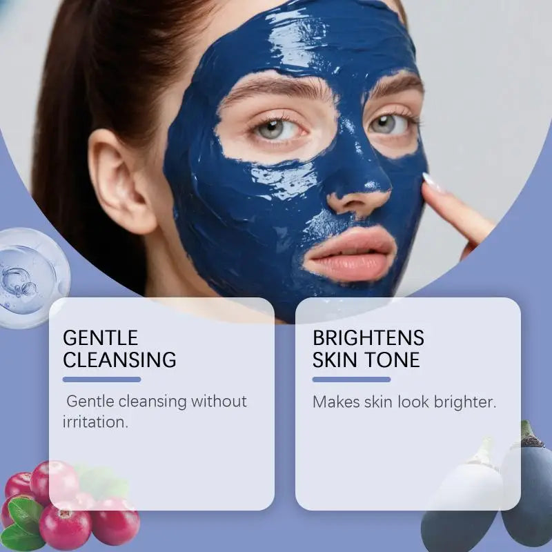 Cleansing  Powder for Oily Skin Gentle Formula Deep Hydration Boost Elasticity Care at Home