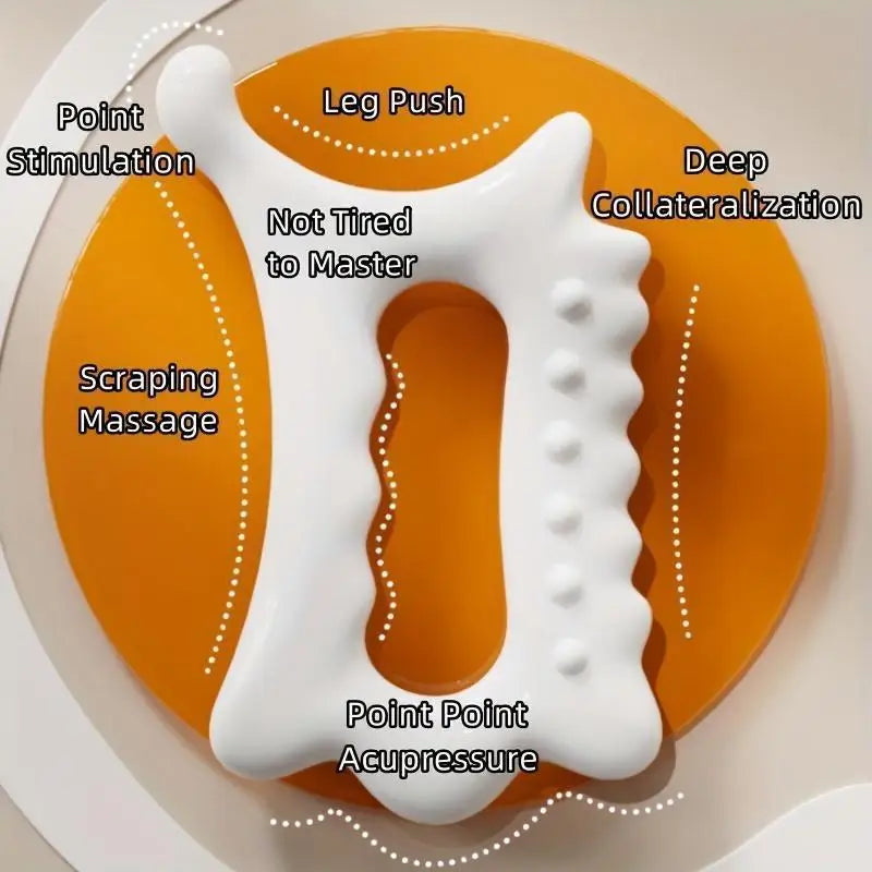 Ergonomic Versatile Handheld Gua Sha Board for Face &amp; Body - Non-Ceramic, Gua Sha Massage Tool, Relaxation and Beauty Massager