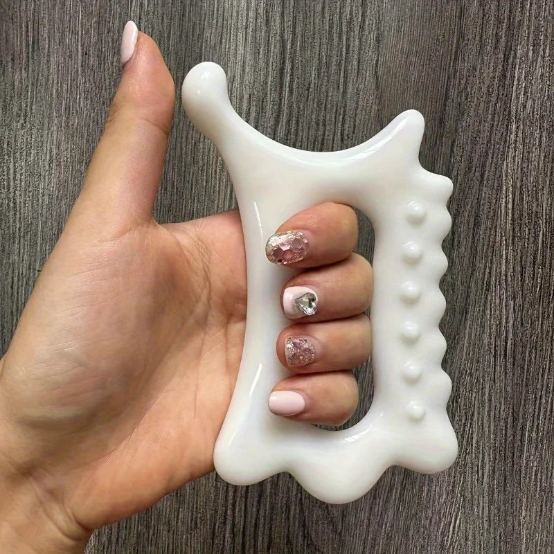 Ergonomic Versatile Handheld Gua Sha Board for Face &amp; Body - Non-Ceramic, Gua Sha Massage Tool, Relaxation and Beauty Massager
