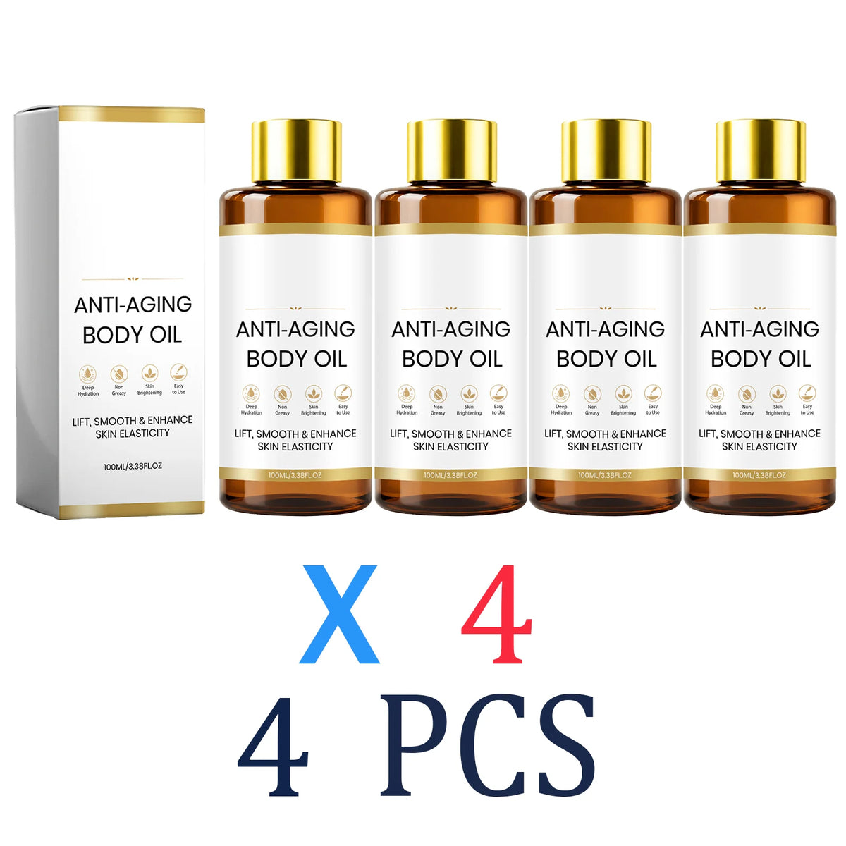 Body Care Oil Hydrating Body Oil Natural Lightweight Body Moisturizer Nourishing Body Treatment Bottle For Women Daily Skin Care