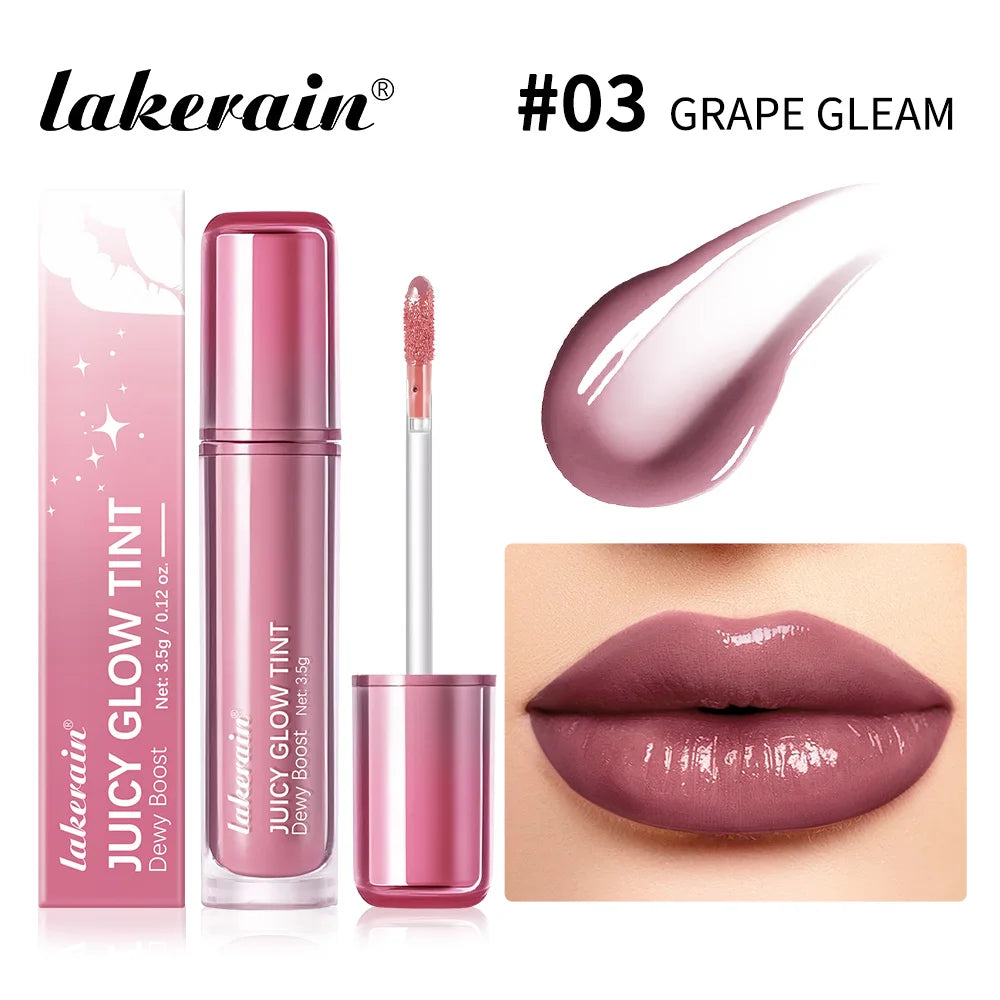 Juicy Glow Tint Deep Moisturizing Brightening Long-Lasting Mirror Shine Smooth Radiant Lip Tint Juicy Glow Lipstick