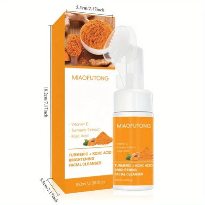 Turmeric Cleansing Milk Turmeric Vitamin C, Kojic Acid Cleansing Milk Moisturizing Cleansing Mousse
