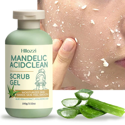 Mandelic acid cleansing and exfoliating gel deeply cleanses, gently cares for the skin, and removes surface dirt.