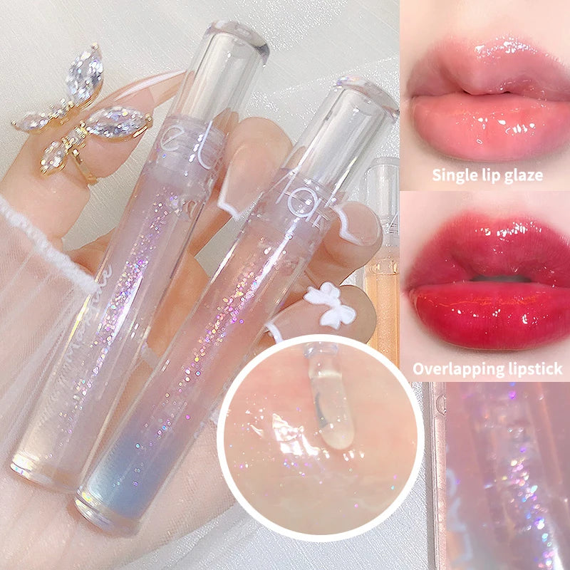 Water Glow Lip gloss keeps the lips moist plump and lustrous maintaining a natural makeup color