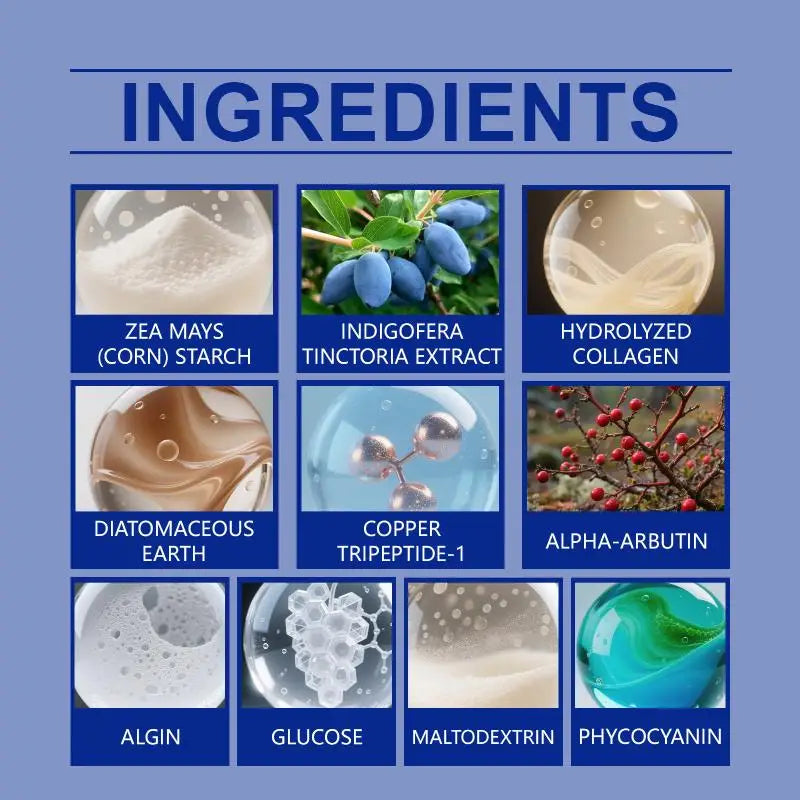 Cleansing  Powder for Oily Skin Gentle Formula Deep Hydration Boost Elasticity Care at Home