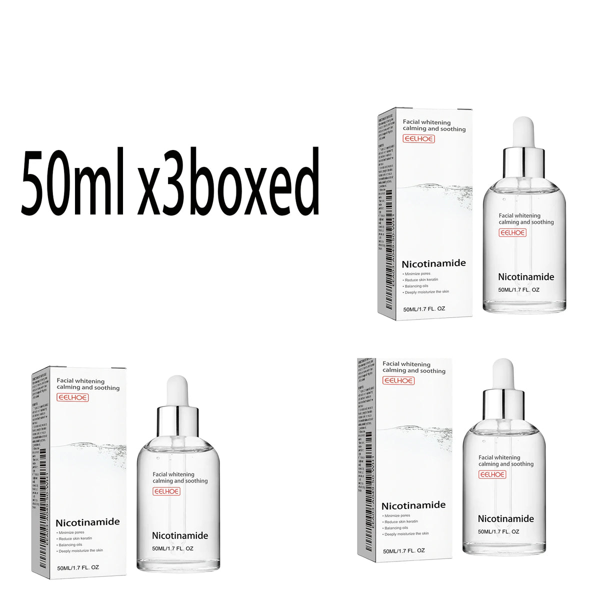 Niacinamide Facial Serum: Fades Acne Marks, Hydrates and Moisturizes, Minimizes Pores, Brightens Skin, Skin-Beautifying Essence.