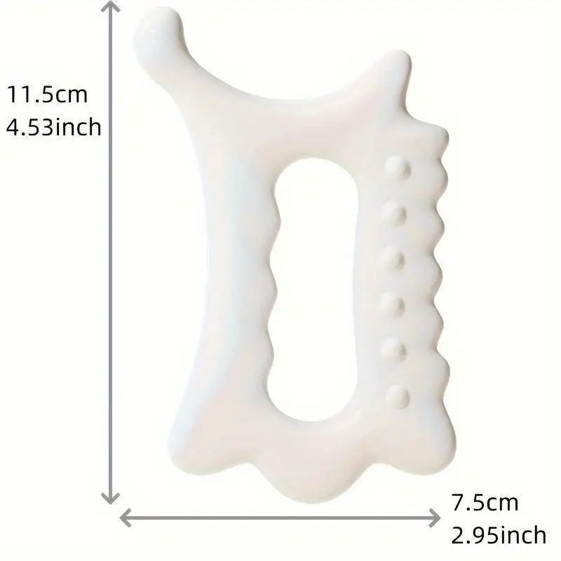Ergonomic Versatile Handheld Gua Sha Board for Face &amp; Body - Non-Ceramic, Gua Sha Massage Tool, Relaxation and Beauty Massager