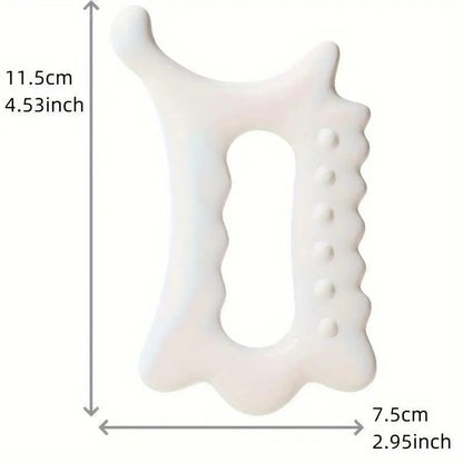 Ergonomic Versatile Handheld Gua Sha Board for Face &amp; Body - Non-Ceramic, Gua Sha Massage Tool, Relaxation and Beauty Massager