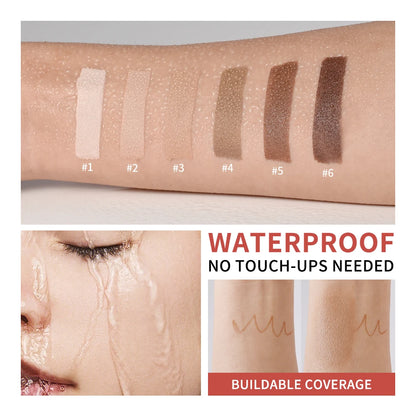 Hydrating Glow Skin Tint Foundation Oil-Free Glass Skin Facial Makeup Base Sweat Resistant Skin Friendly Light Coverage Makeup