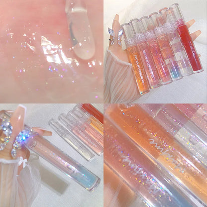 Water Glow Lip gloss keeps the lips moist plump and lustrous maintaining a natural makeup color