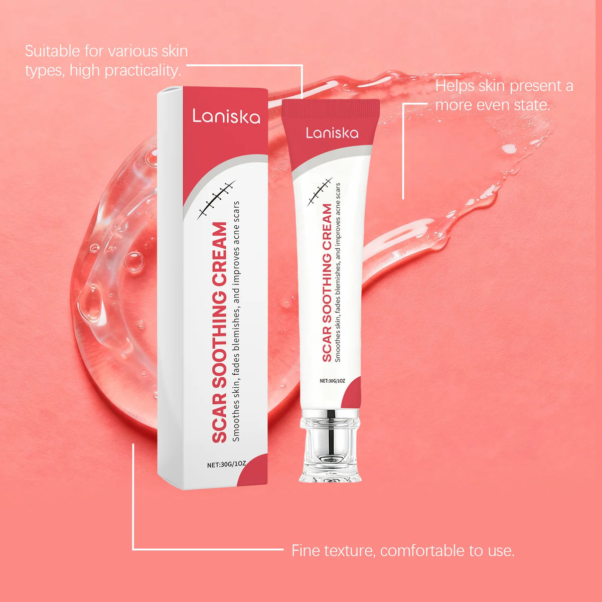 Skin Care CreamGentle Nourishing, Smoothing &amp; Tender Body Care Cream for Daily Use, Moisturizing and Softening Skin