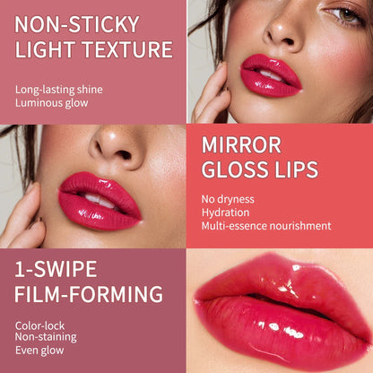 Juicy Glow Tint Deep Moisturizing Brightening Long-Lasting Mirror Shine Smooth Radiant Lip Tint Juicy Glow Lipstick