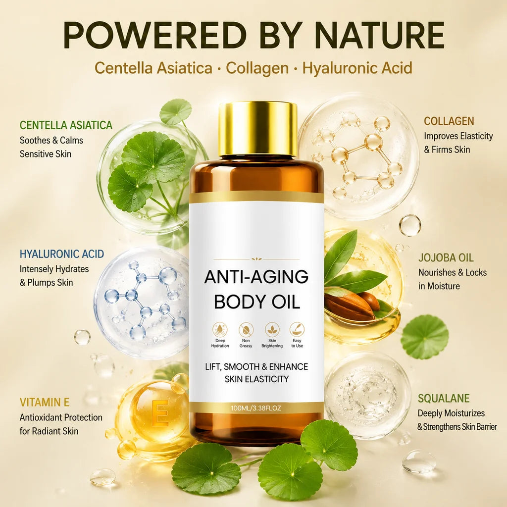 Body Care Oil Hydrating Body Oil Natural Lightweight Body Moisturizer Nourishing Body Treatment Bottle For Women Daily Skin Care
