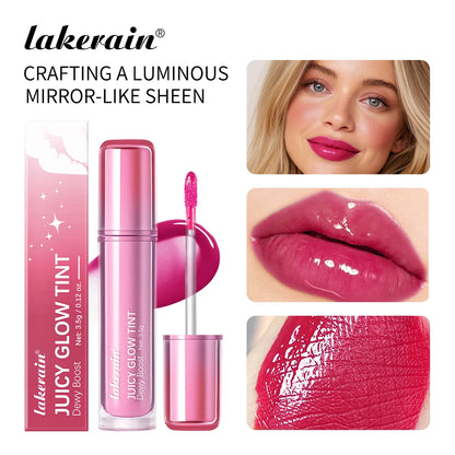 Juicy Glow Tint Deep Moisturizing Brightening Long-Lasting Mirror Shine Smooth Radiant Lip Tint Juicy Glow Lipstick