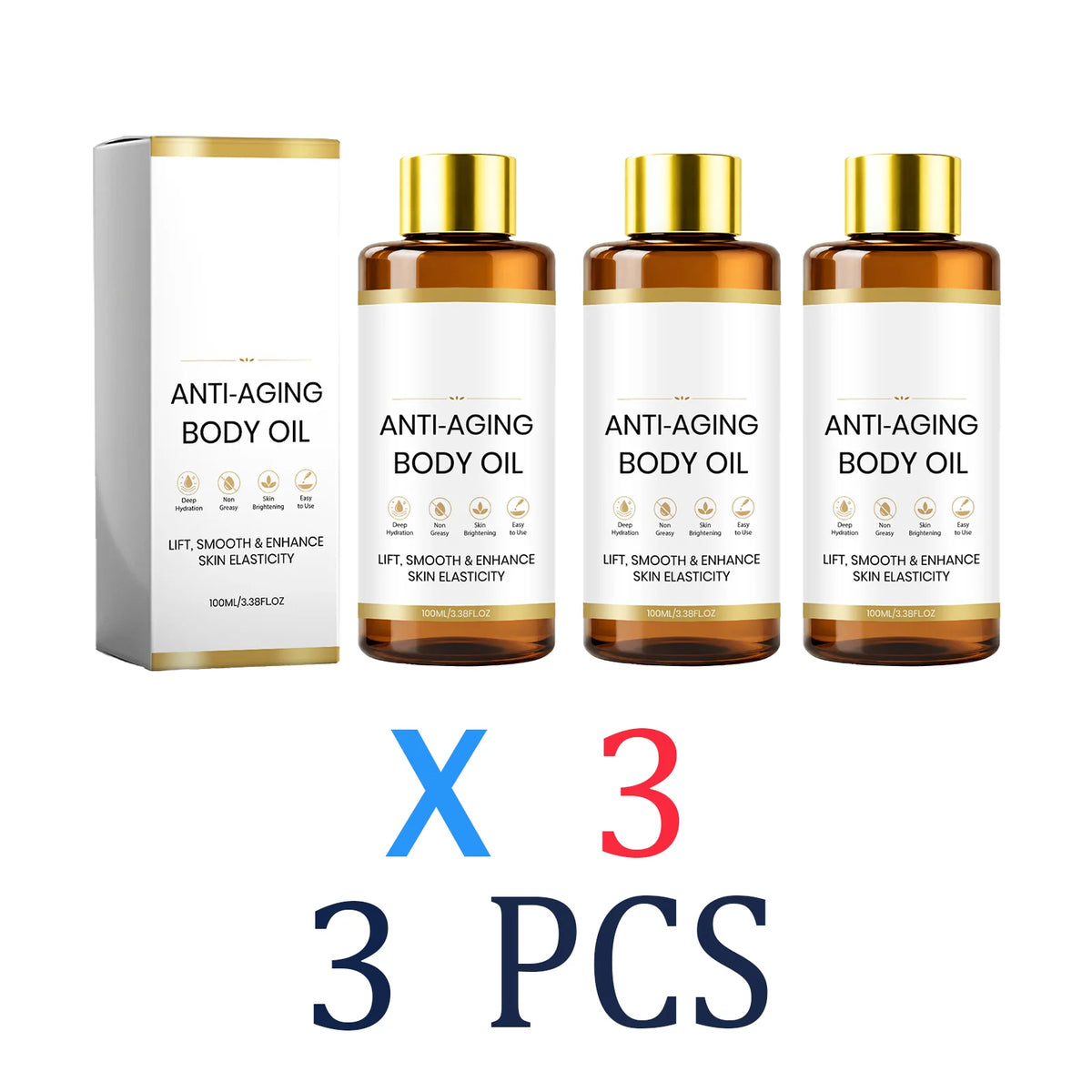 Body Care Oil Hydrating Body Oil Natural Lightweight Body Moisturizer Nourishing Body Treatment Bottle For Women Daily Skin Care