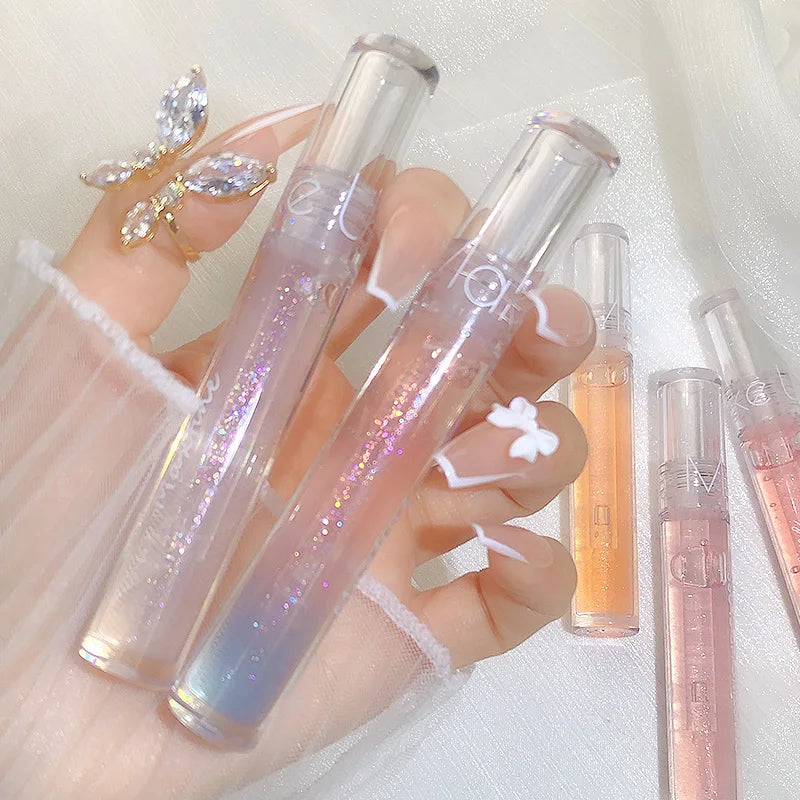 Water Glow Lip gloss keeps the lips moist plump and lustrous maintaining a natural makeup color