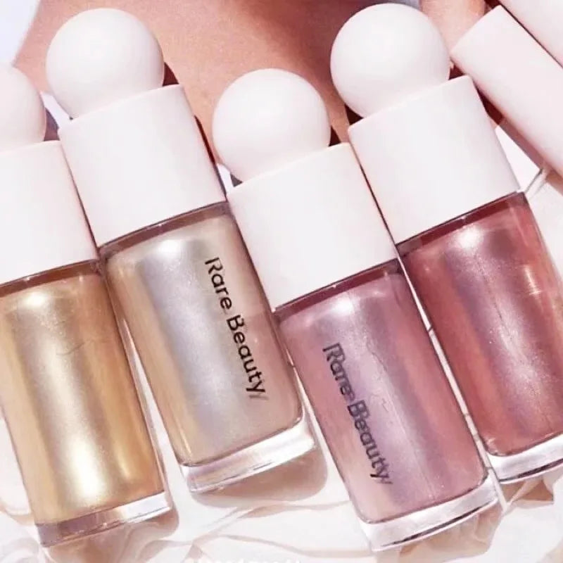 Rare Beauty Positive Light Liquid Luminizer Dewy Glow Radiant Shine Luminous Second Skin Glass Like Finish Long Lasting Makeup
