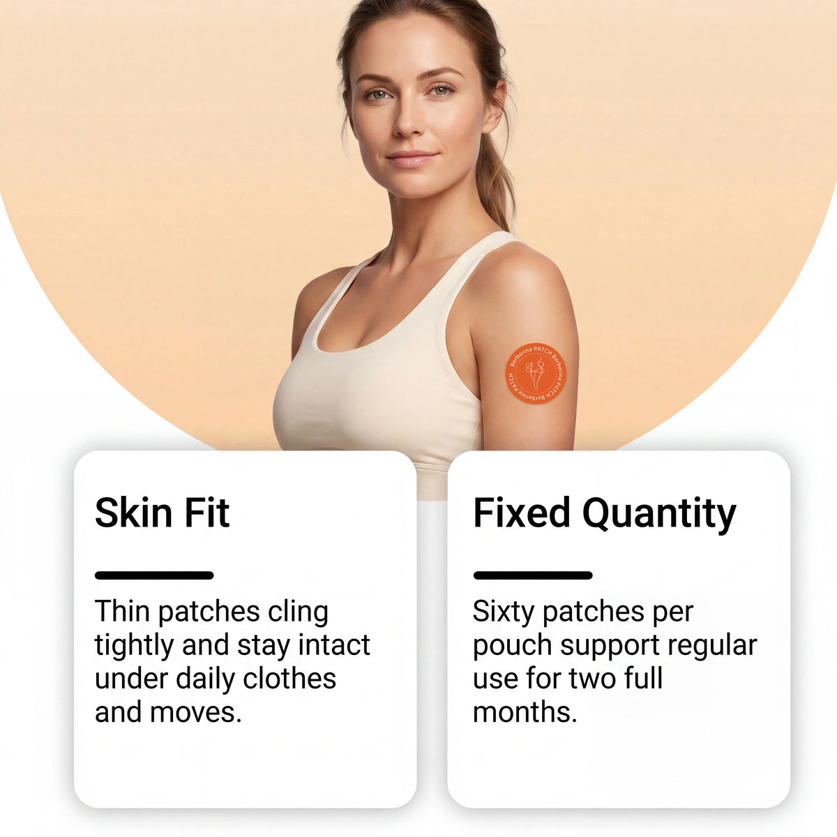 Body Care Patch Protects and Nourishes Skin Highlights Body Contours Lightweight Moisturizing Care Patches Portable