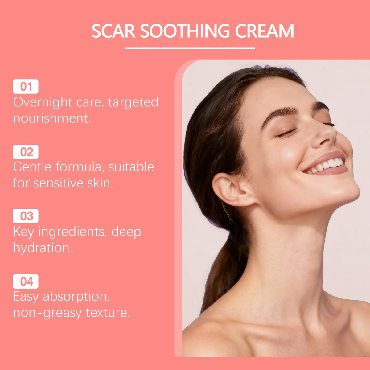 Skin Care CreamGentle Nourishing, Smoothing &amp; Tender Body Care Cream for Daily Use, Moisturizing and Softening Skin