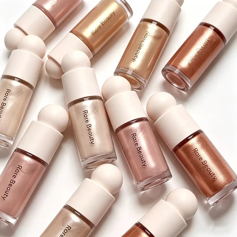 Rare Beauty Positive Light Liquid Luminizer Dewy Glow Radiant Shine Luminous Second Skin Glass Like Finish Long Lasting Makeup